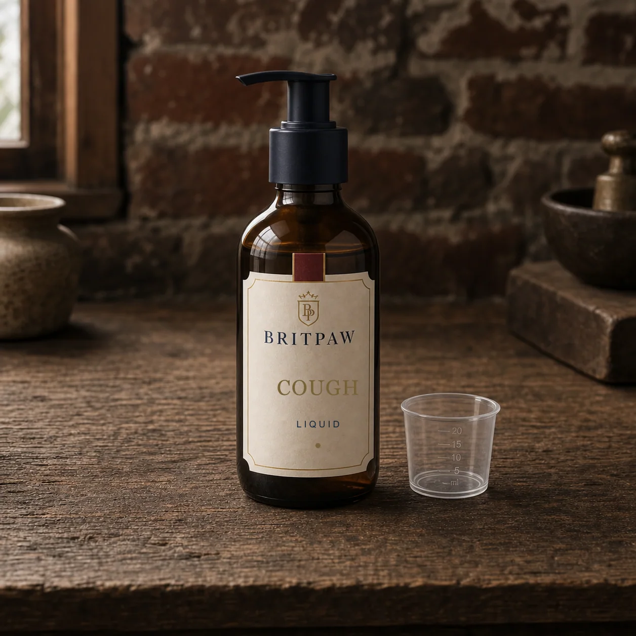 Cough Liquid private label concept for UK brands